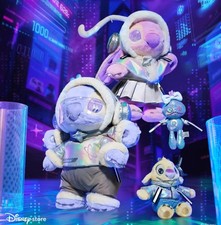 Disney Cyber Stitch Series Stitch Angel Plush Keychain Gift