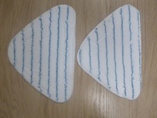 2 X BELDRAY  MICROFIBRE  PADS   For  Beldray  ALL FLOORS Steam Cleaner Mop. NEW