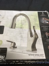 Delta Pull Down Kitchen Faucet Stainless Steel. 19741Z-SPSD-DST. S1 430