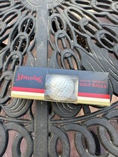 Vintage Spalding Custom Imprinted Golf Balls 3-Pack New Old Stock Box BUY NOW