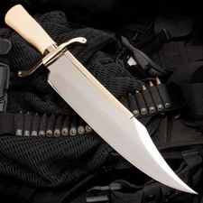 Custom Handmade D2 Steel Gil Hibben Expendables Bowie Knife Movie Replica Knife