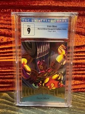 1995 Fleer Iron Man #23 Marvel Metal Inaugural Edition CGC 9 (4128809035)