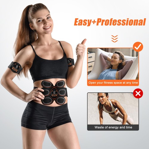 Fitnessgürtel, angetriebener Muskelstimulator zur Muskelkonditionierung - Bild 4 von 5
