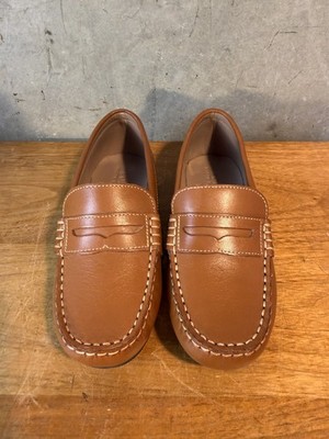 Polo Ralph Lauren Boys Brown Leather Telly Penny Loafers  display picture 1