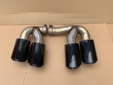 Porsche E3 9Y0 Cayenne Sport Auspuffblende Auspuff Endrohr Satz