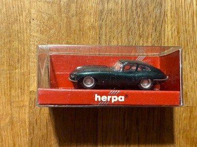 Top: Herpa 032018 Jaguar E grünmetallic Automodell 1:87 OVP!
