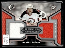 2005-06 SPx Winning Materials Daniel Briere 120/350 Buffalo Sabres #WM-DB