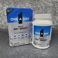 One a Day MEN'S 50+ MULTI Multivitamin 65 Tablets EXP 02/2027