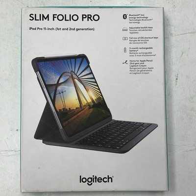 Logitech Slim Folio Pro iPad Pro 11'' (1st & 2nd Gen) - New