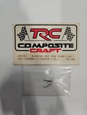 Trc Composite Craft Vintage Rc Bushing Set  King Pin Adj Camber And Caster 5090