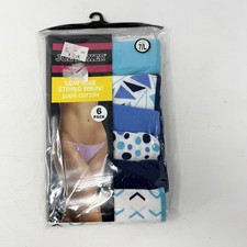 Vtg Joe Boxer Cotton String Bikini Panties SZ 7 L 6 Pack RARE UnOpened New