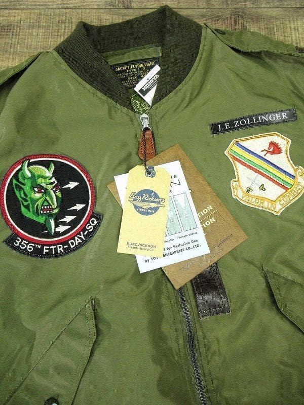Buzz Ricksons L-2 Patch Custom Flight Jacket XXL … - image 4
