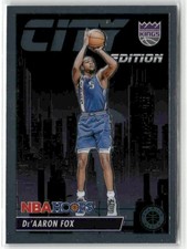 De'Aaron Fox 2023-24 Hoop Premium Stock City Edition Sacramento Kings #24