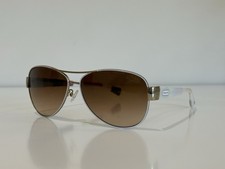 Coach HC 7003 L012 Kristina Women's Gold White Sunglasses Frame 59-13-135