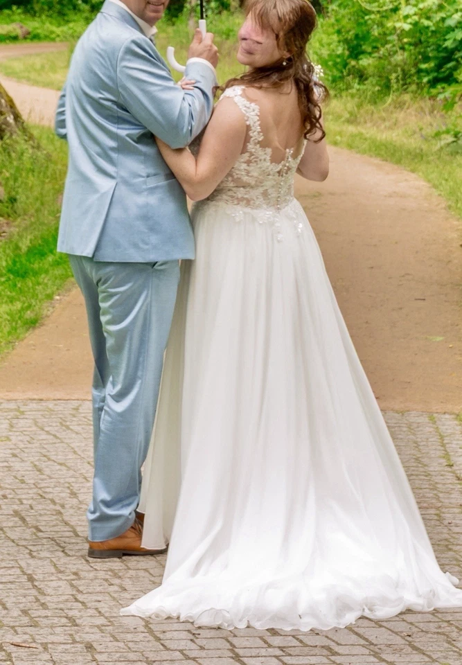 Brautkleid MS Moda Jodie Gr. 44 (40-44) Hochzeitskleid - Bild 4 von 4