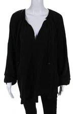 Elizabeth and James Womens Black Chance Top Size 6 11141302