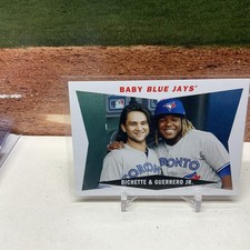 2020 Topps Archives BO BICHETTE/GUERRERO JR 1960 Combo Cards Blue Jays #60CC-GB