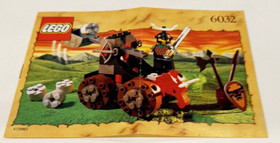 LEGO Castle 6032 Catapult Crusher  cas043 minifigure w/instruction manual