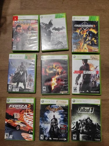 xbox 360 game lot bundle