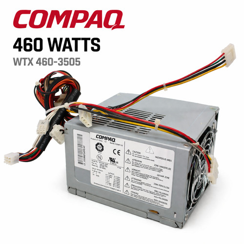 COMPAQ 460W Proprietäres Netzteil 24-Pin + 6-Pin / 5 Molex / 2 Floppy