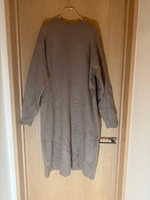 Uniqlo Knit Long Sleeve Dress L Soft Fabric, Long Length 98cm