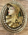 Upcycled Flapper Girl Art Deco Ornament. Christmas,Holiday, 1920s, Facebook Lady — photo 2