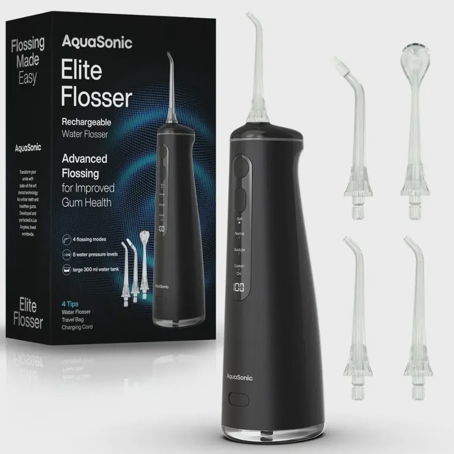 AquaSonic - Elite - Portable Cordless Water Flosser