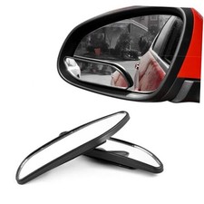 2PCS Blind Spot Car Mirror, Rectangular HD Glass Wide Angle Rearview 2 PCS
