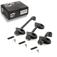Soporte para Bicicleta Transportín Trasero 3er Kit Bloqueable Largo + Corto +