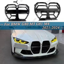 CS Style Front Kidney Grille Hood Grill with ACC Compatible for BMW G80 M3 / G82