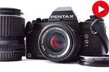 [No US Duty] Pentax LX 35mm Film Camera SMC-M 50mm f1.7 135mm f3.5 Flash #L60