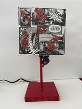 Marvel Spiderman Table Lamp Tested Working (i...
