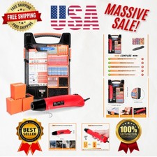 Portable Solder Seal Wire Connectors Heat Shrink Kit - Ideal for Marine Auto