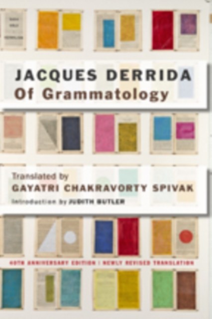 Of Grammatology by Jacques Derrida (Paperback Book)