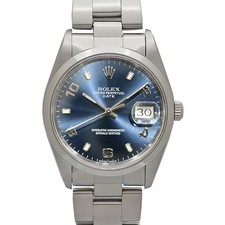 Orologio ROLEX Oyster Perpetual Date 15200 cassa blu misura 34 mm uomo usato ...