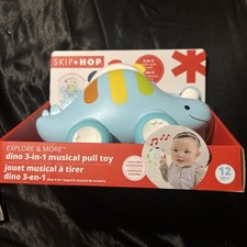 Skip Hop Explore More Dino 3-in-1 Musical Pull Toy