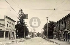 Rocky River OH Ohio, North Ridge Road View RPPC Photo Postcard COPY