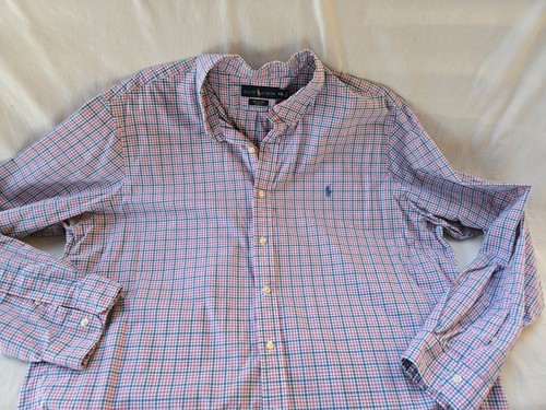 Lot Of 2 Mens Ralph Lauren XXL Cotton Button Down Longsleeve Shirts. One... - Picture 12 of 13