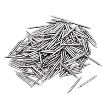 16mm Watch Band Pin 1.5mm Dia Steel Single Flanged End Spring Bar Pins 200pcs