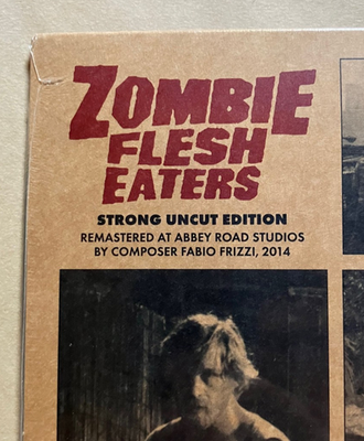 ZOMBIE FLESH EATERS Soundtrack LP 2015 Fabio Frizzi 180g Vinyl