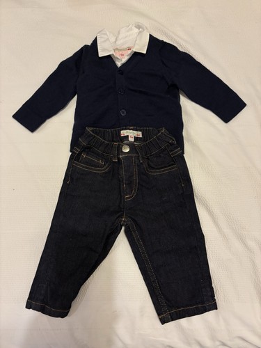 Bonpoint Baby Boy Smart Outfit Shirt Trousers 3-6 Months