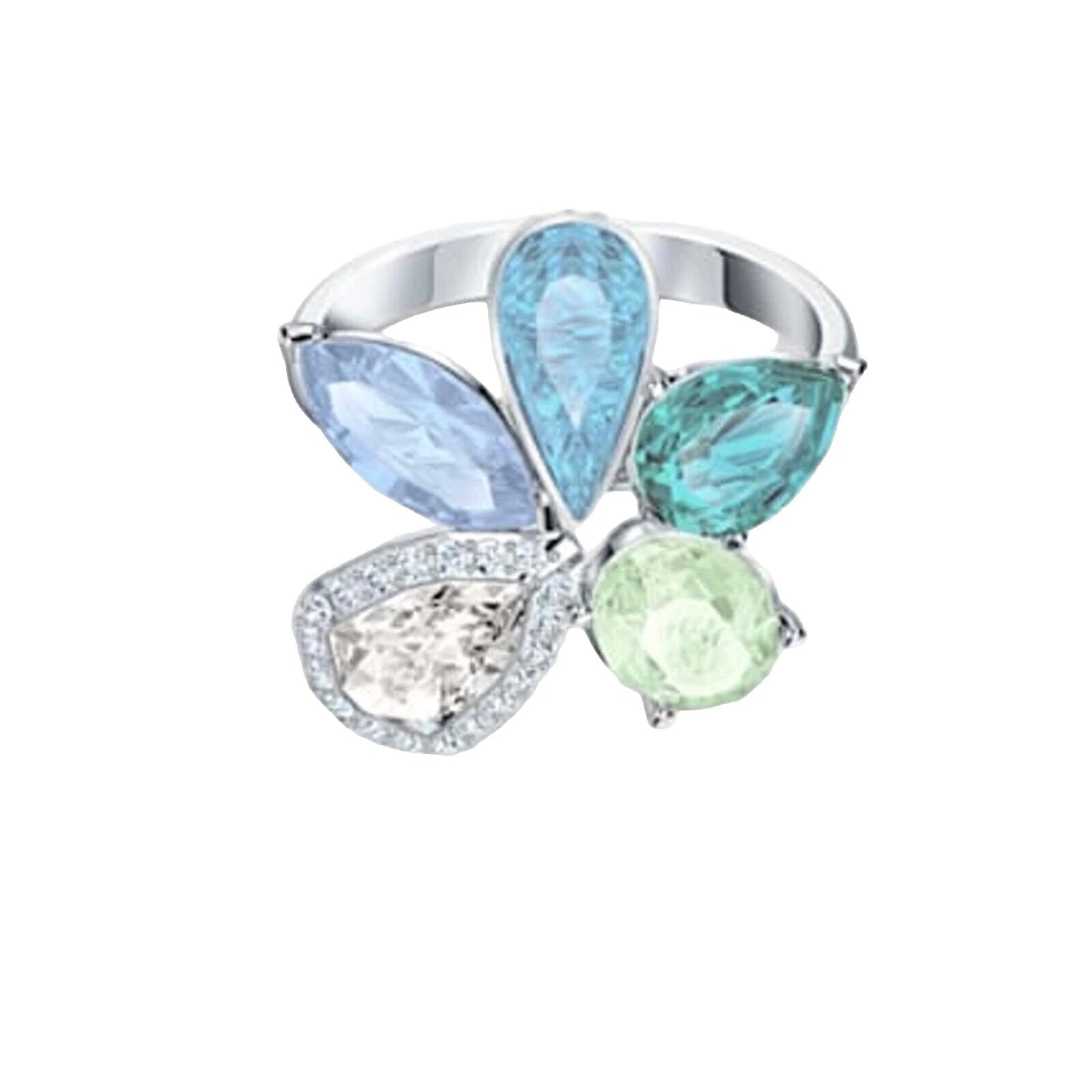 Swarovski Rhodium Plated Fashion Jewelry