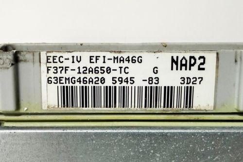 1993 Ford Ranger 4.0L ECM ECU F37F-12A650-TC PLUG & PLAY - Foto 2 di 2