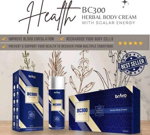 BRAVO BC300 Herbal Body Cream for Skin, Excema, Libido, Detox, Blood Circulation - Picture 10 of 17