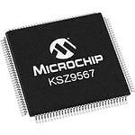 Microchip Technology KSZ9567RTXI Ethernet Switch - 7-Port - 1000Mbps 128-Pin ...