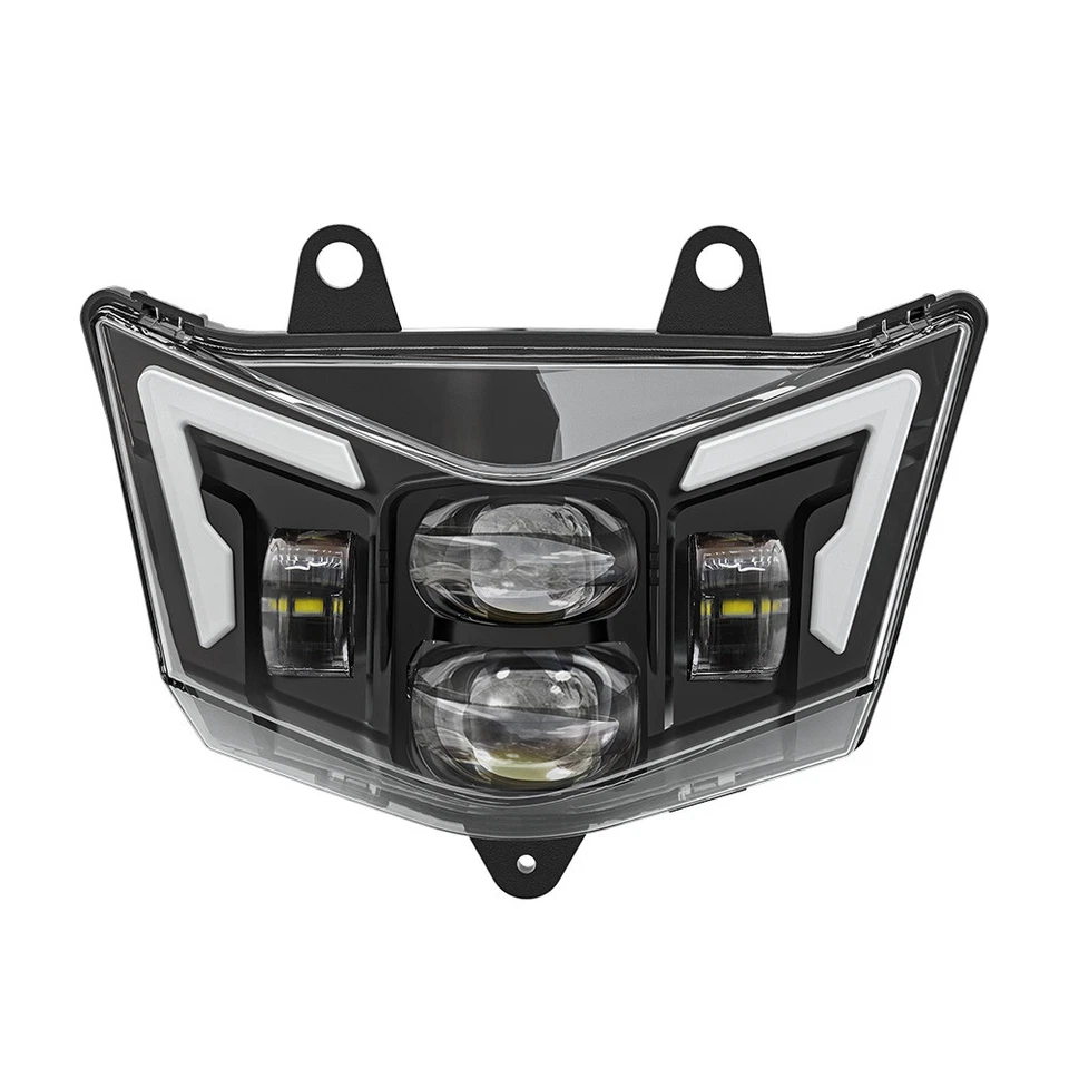 Farol de LED DRL regulável feixe alto/baixo para Kawasaki KLX 125 KLX 450R 2008-2023 - Imagem 3 de 4