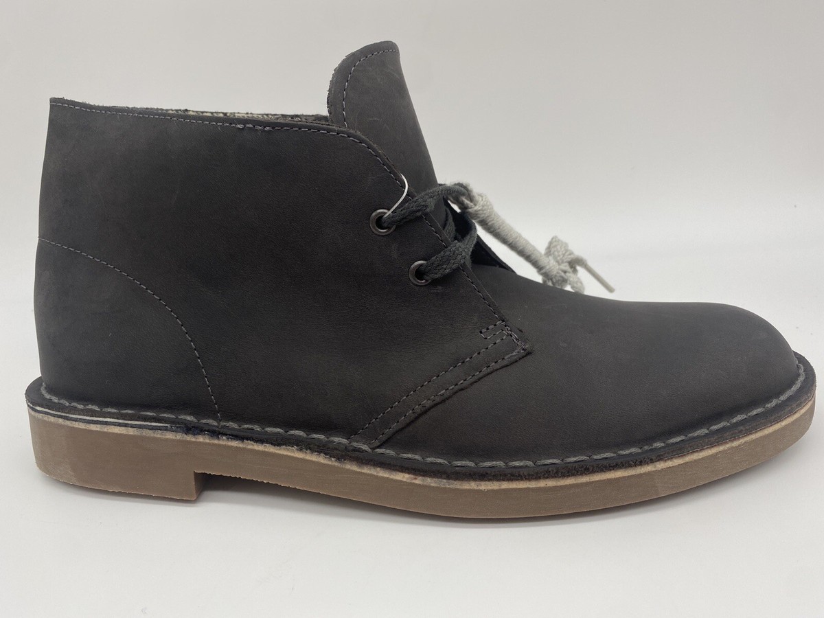 NEW Clarks Bushacre 2 Graphite Leather Dress Boot SZ 7.5 in  display picture 3