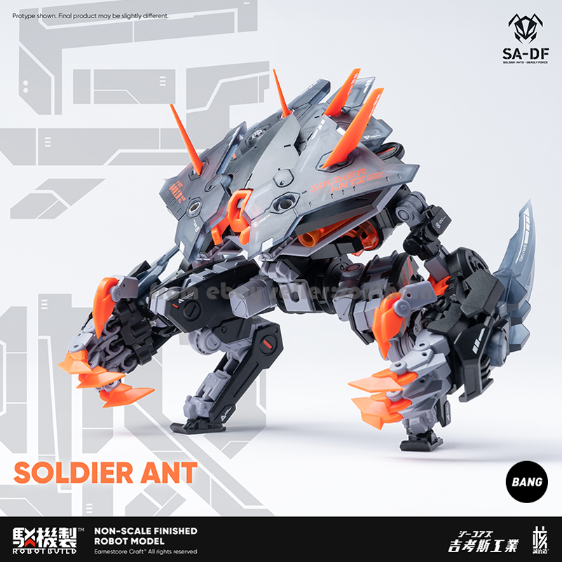 ROBOT BUILD Soldier Ant Mecha Model Tide Play Action Figure Model Toys In  Stock