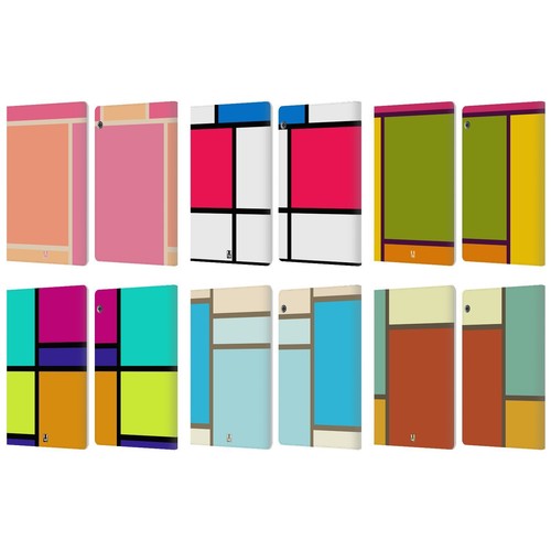 Étui Motorola Head Case Designs - Livre Cuir - Hued Tiles - Pour Plusieurs Modèles Edge/G