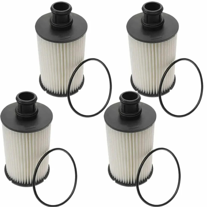 4-Pack C2D3670 Oil Filter for Jaguar F-Pace F-Type XE XF XFR XJ XK XKR Models